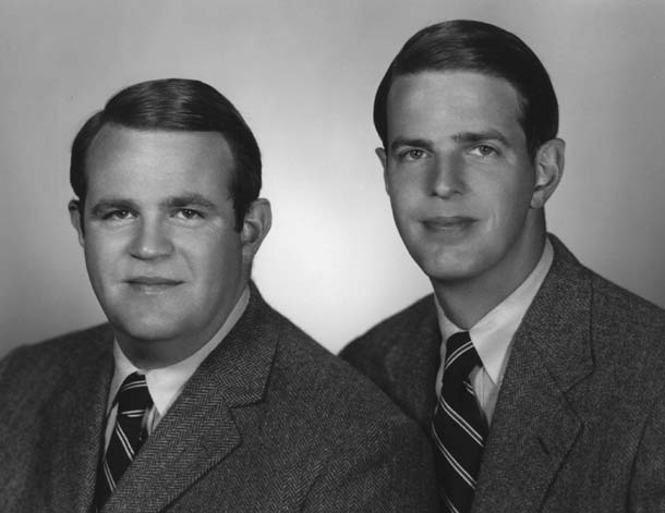 The brothers: Phil and Dick Geib