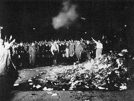 Nazi book burning