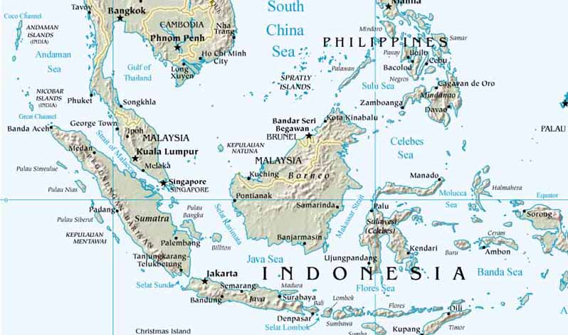  Indonesia  and Malaysia 