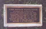 Memorial bench on Loyola University Campus